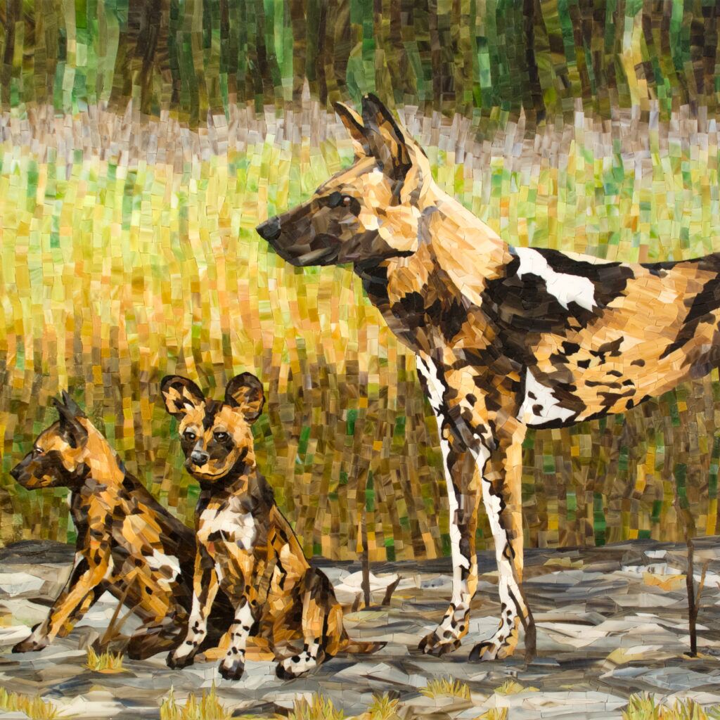 Willow Creek Gallery タイル　4枚　ビレロイアンドボッホ　馬 Willow - New Ravenna